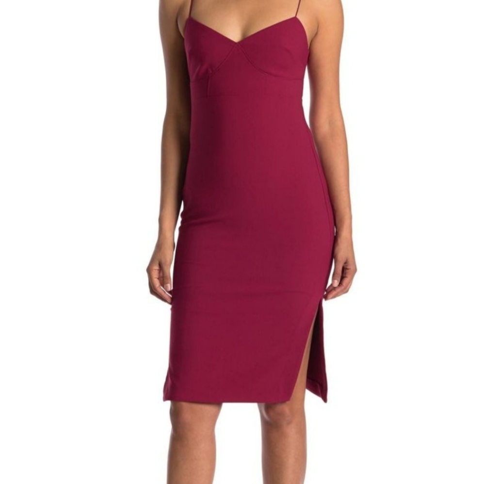 NEW red likely dress